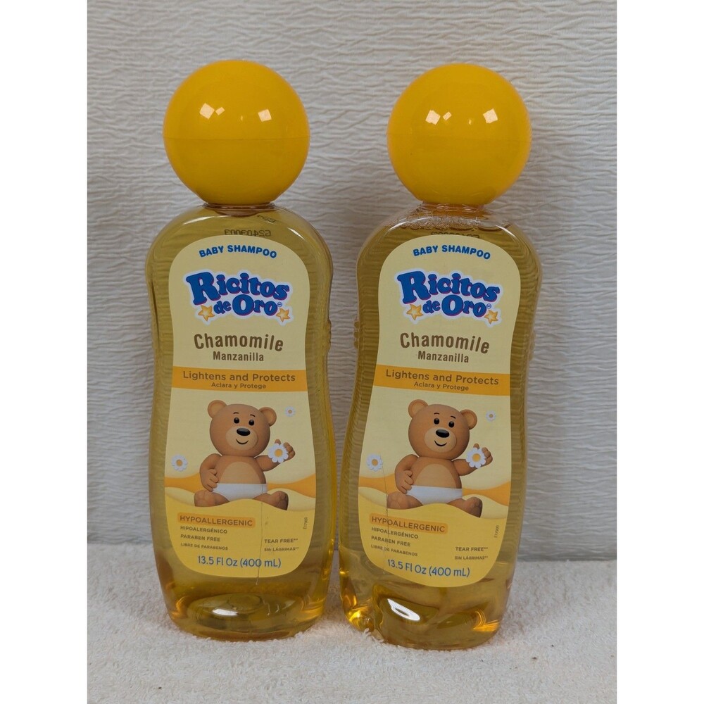 Ricitos de Oro - Baby Shampoo - Chamomile Manzanilla - 13.5 fl oz - 2 pack